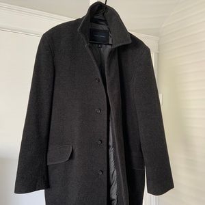 Banana Republic Grey Peacoat